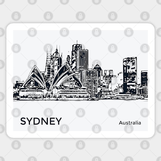 Sydney Australia Sticker by Lakeric